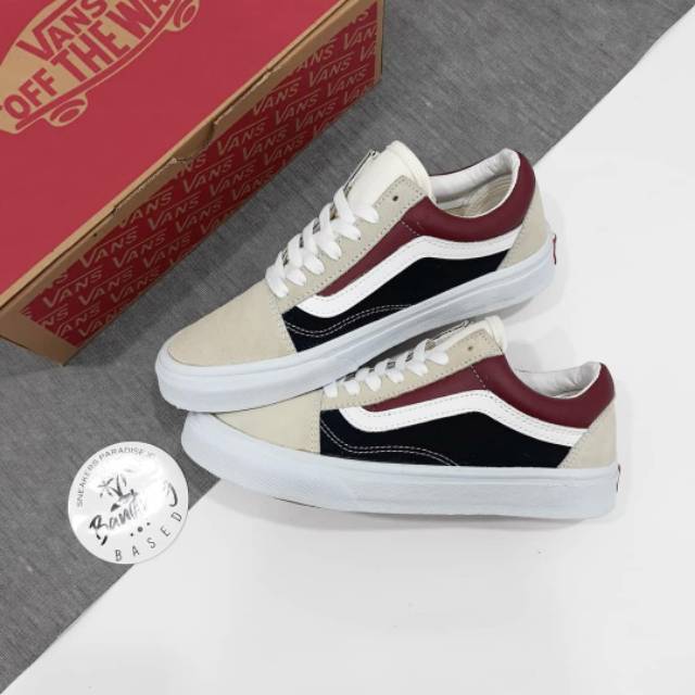 Vans Old Skool Maroon Black