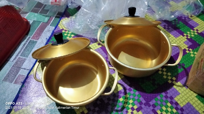 Panci Ramyun Korea Muliya Pts-18 Panci Mie Mi Korea Ramen Gold Pot Bowl Size 18cm Termurah Surabaya