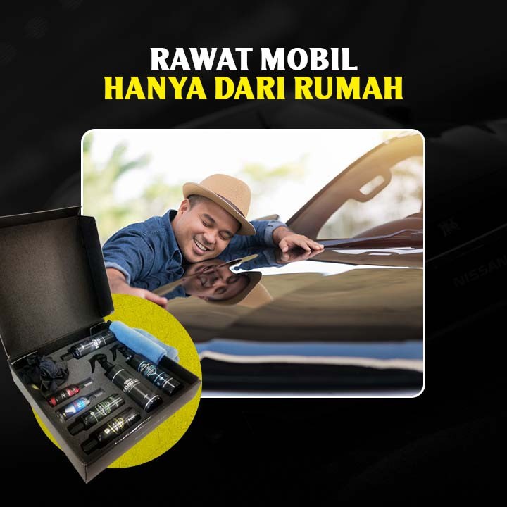 (BONUS BANYAK) Paket Terlengkap AERO PACK PREMIUM Perawatan Interior dan Eksterior Mobil Motor