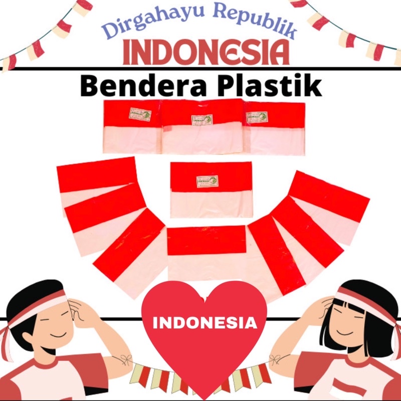 ( Paket Set ) DEKORASI HIASAN DIRGAHAYU HUT RI 17 AGUSTUS MERAH PUTIH PERAYAAN KEMERDEKAAN REPUBLIK INDONESIA