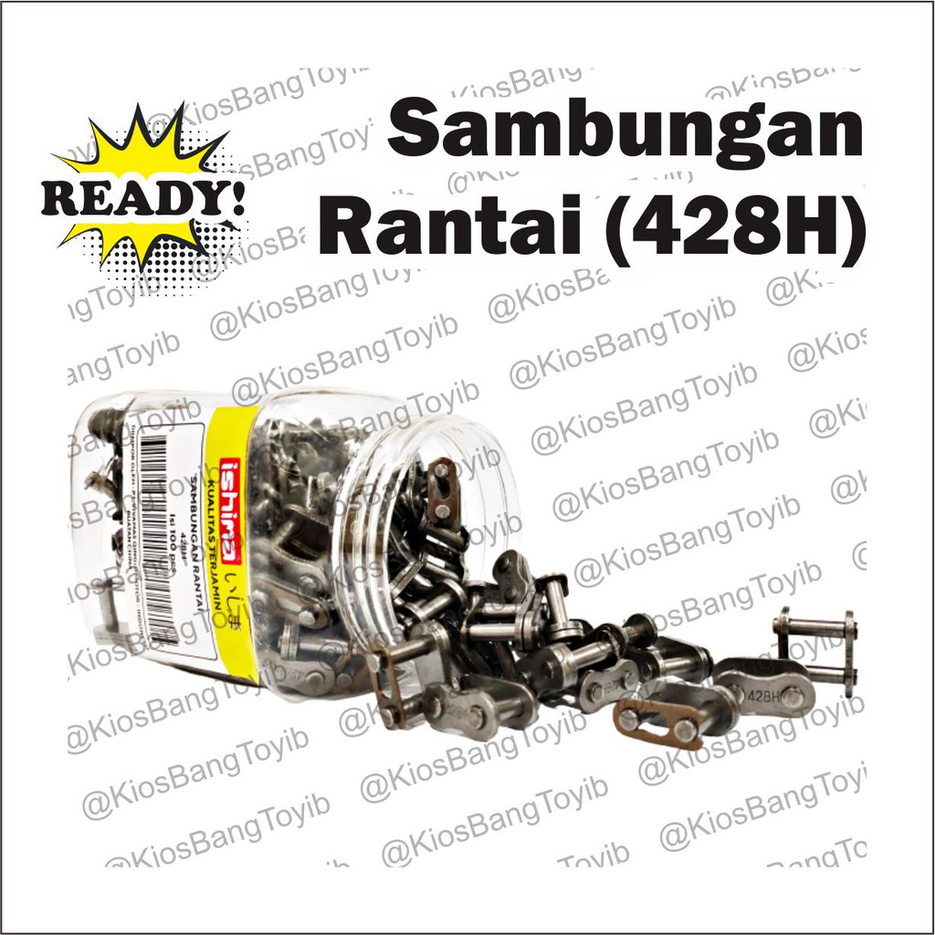 Sambungan Rantai Motor 420 428 428H 520 Tebal &quot;𝙄𝙎𝙃𝙄𝙈𝘼&quot;