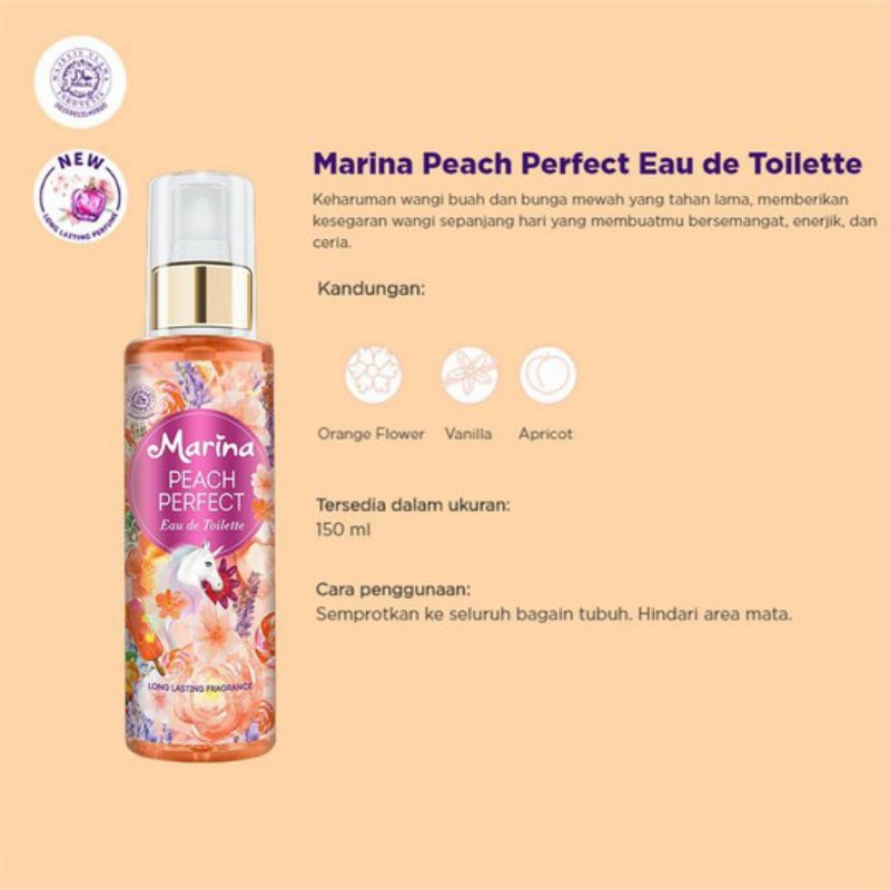 Marina Eau De Toilette / Marina Parfum Netto 150ml Ready stok