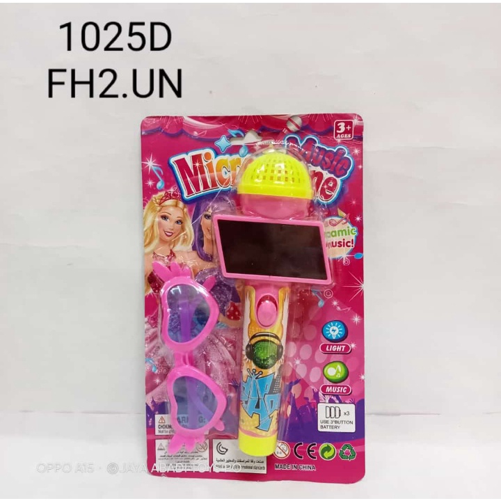 1025D - Mainan Microphone Musik Kacamata 1025D