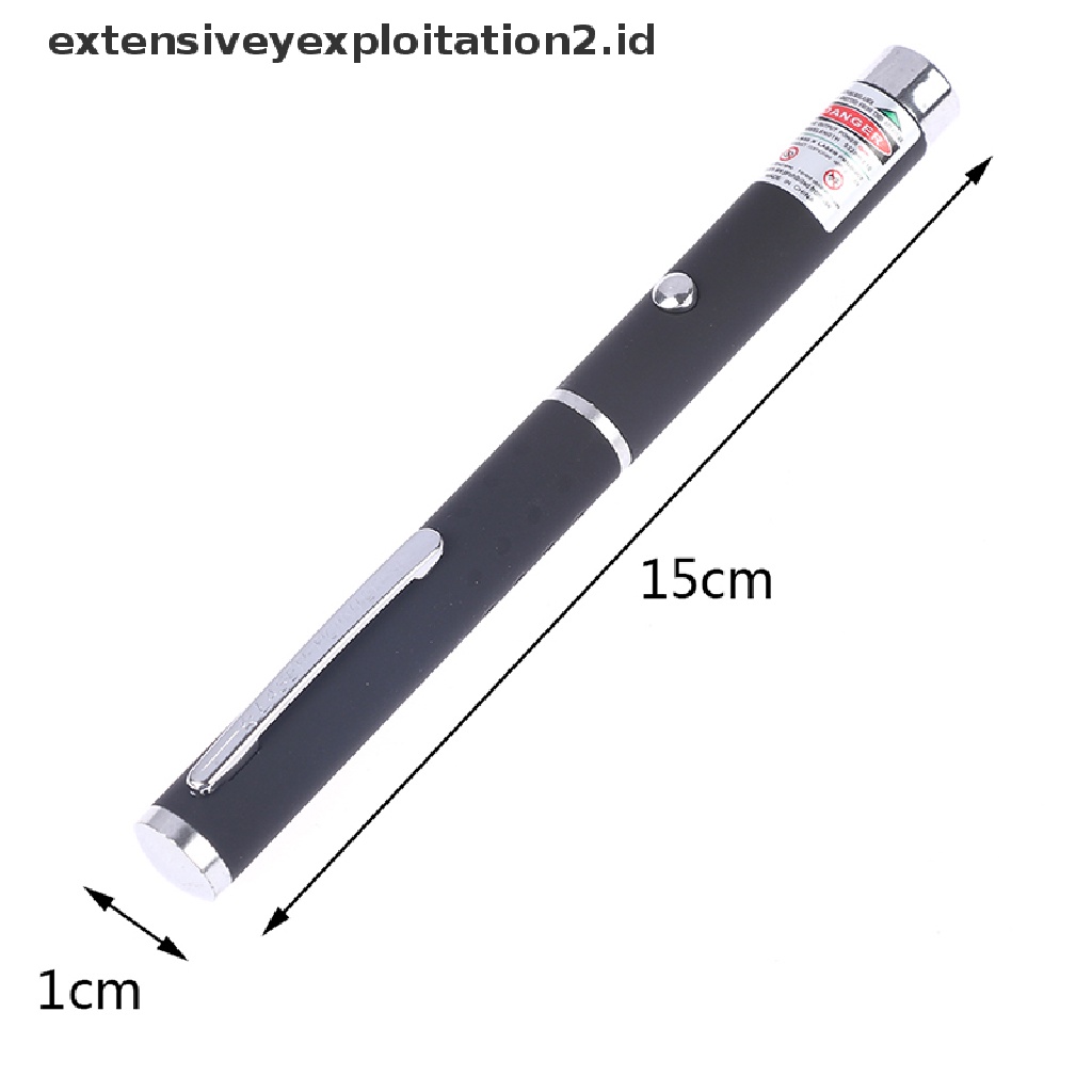 1pc Pen Laser Pointer High Power 5mw Warna Merah / Biru / Hijau