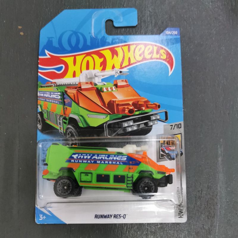 Hot Wheels Runway res-q airport resque pemadam kebakaran bandara hotwheels hw