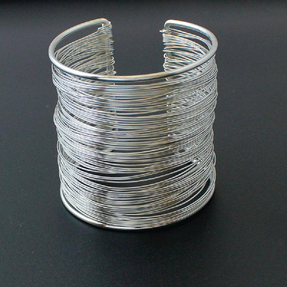 Preva Gelang Metal Open Bangle Open Gelang Lebar Cuff Bangle