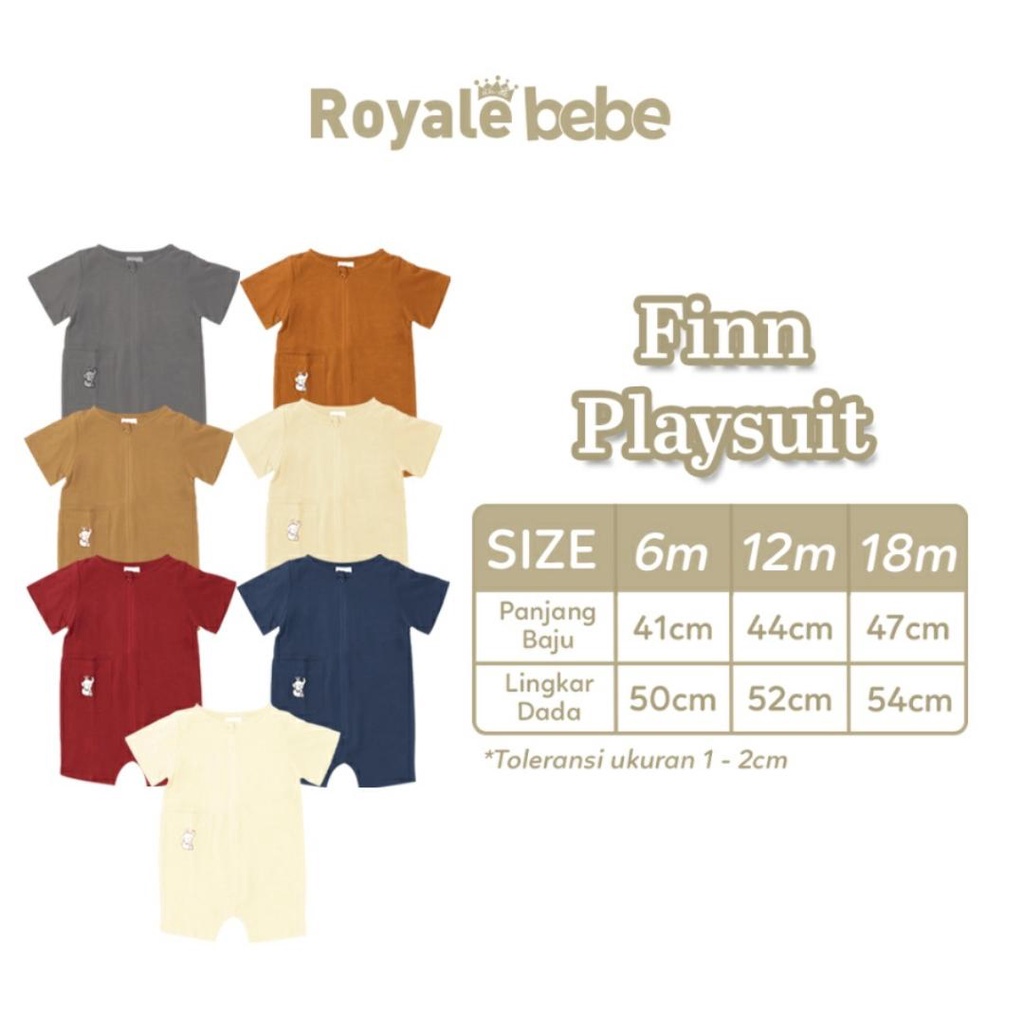 ROYALE BEBE FINN PLAYSUIT / SLEEPSUIT BAYI