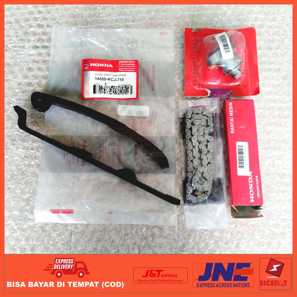 TENSIONER ASSY 1 SET LIDAH-TONJOKAN (LIFTER)-RANTAI KETENG HONDA TIGER-MEGAPRO-GL MAX 14550-KCJ-710