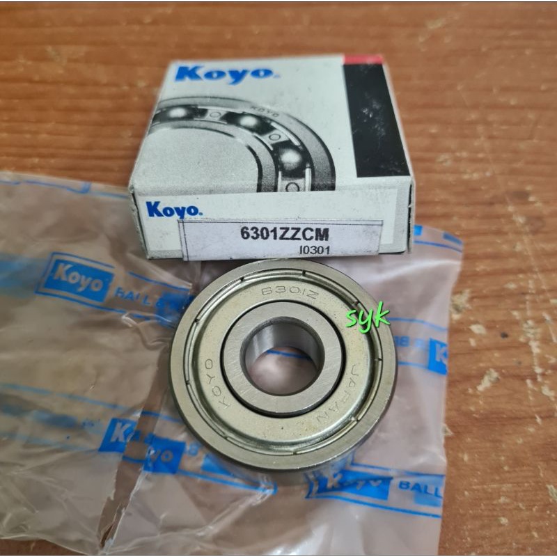 BEARING 6301 ZZ KOYO TUTUP BESI