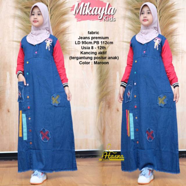 Gamis mikayla kids