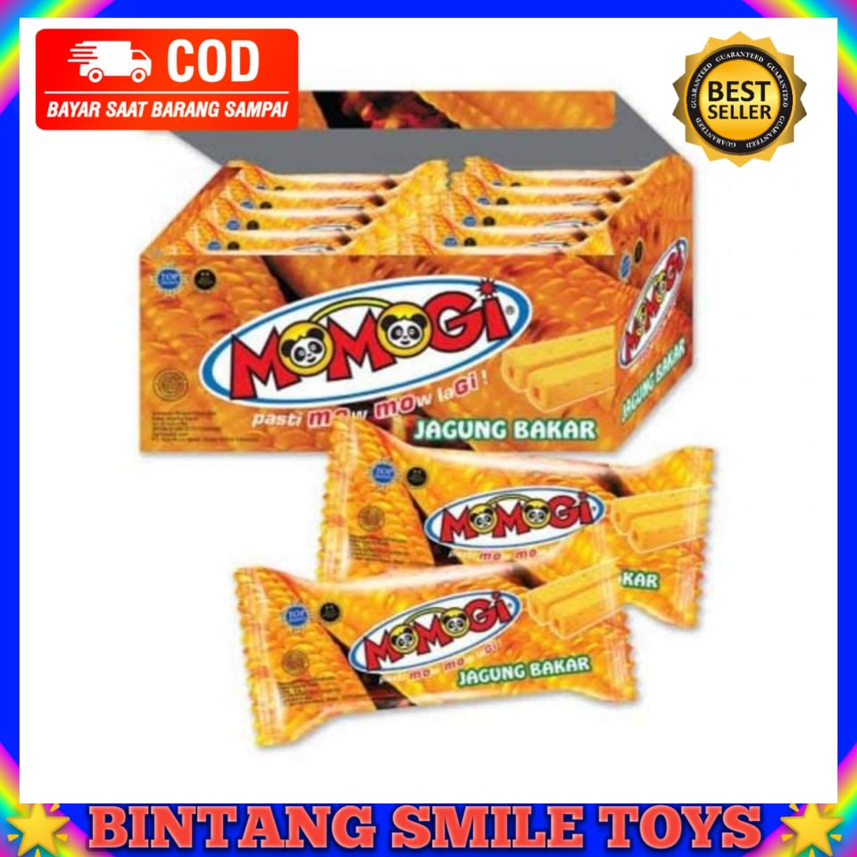 

MOMOGI STICK SNACK JAGUNG BAKAR 20 x 8 gr PERPCS PROMO TERMURAH COD