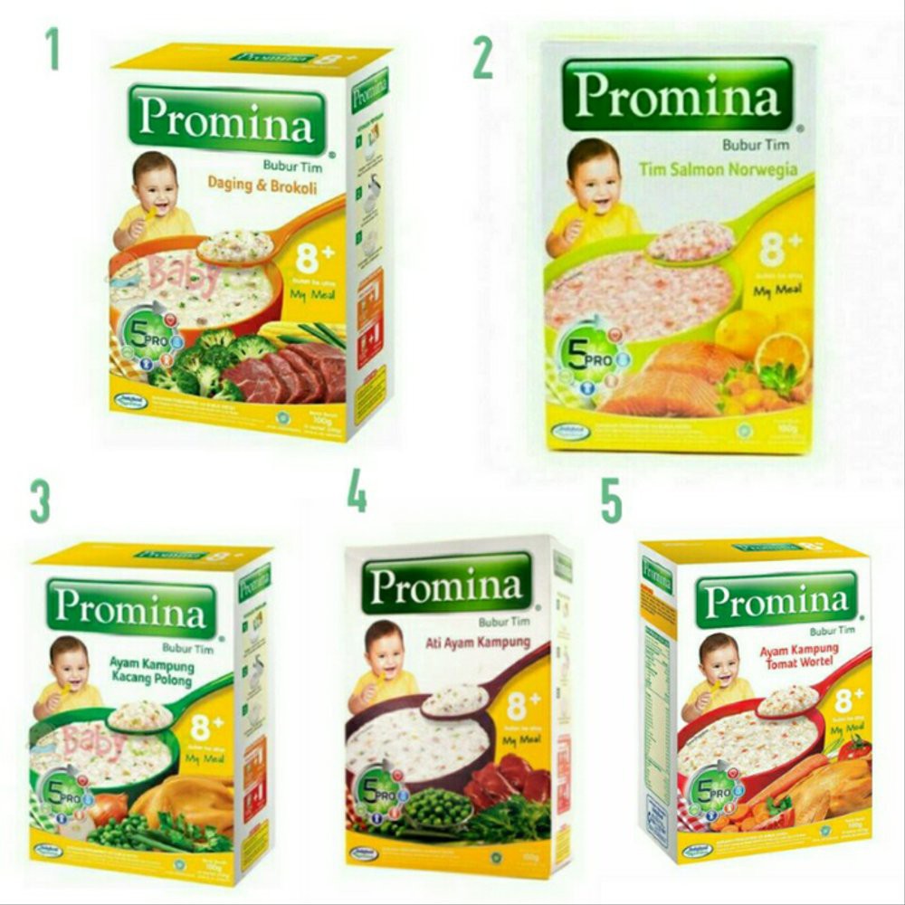 Promina Bubur Tim 8m+ - 100g (Tersedia varian rasa)