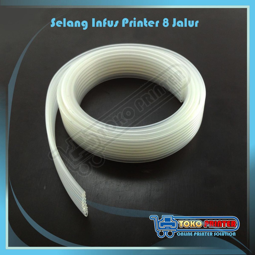 Selang Infus Printer 8 Jalur 1meter / 1 meter