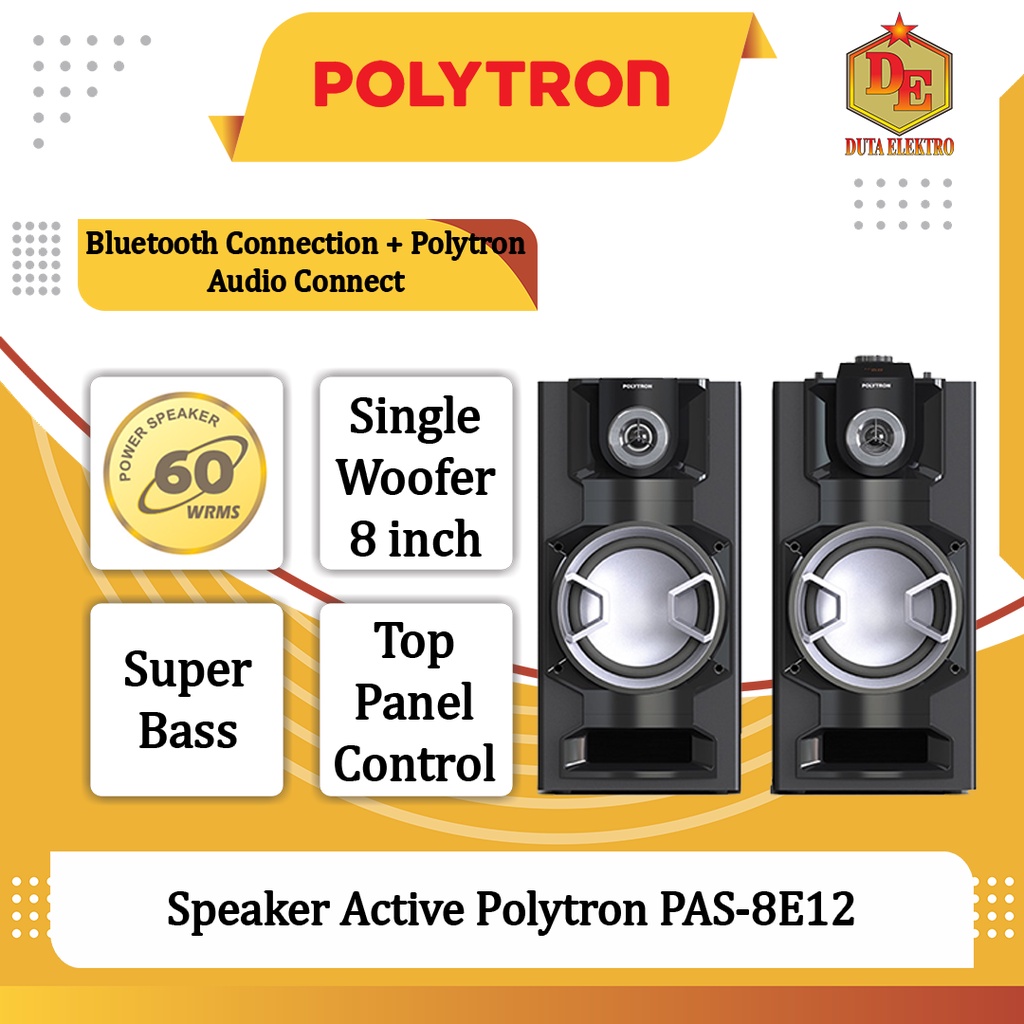 Speaker Active Polytron PAS-8E12