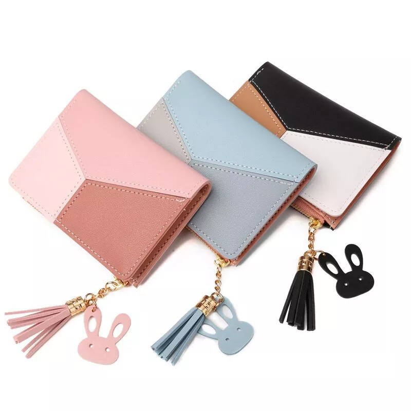 ♥TMALL88♥ Dompet Lipat Mini Wanita Korean Fashion Trendy Fashion Wallet