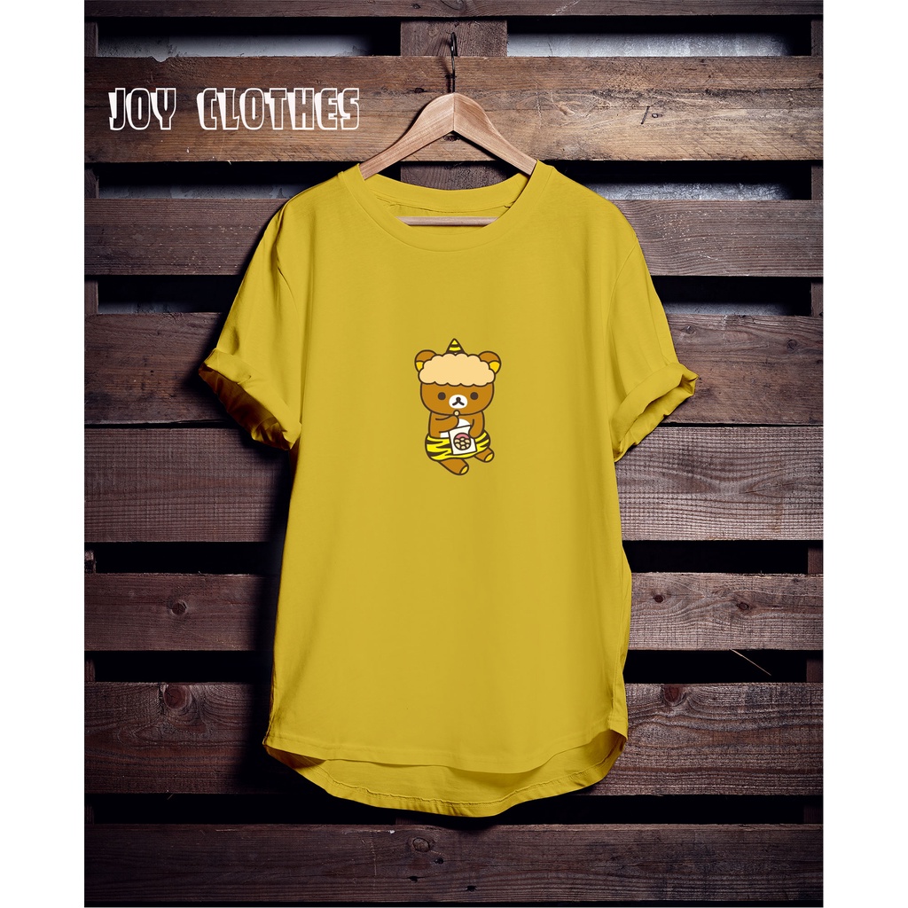 RILAKKUMA COLLECTION TSHIRT/ KAOS RILAKKUMA YELLOW