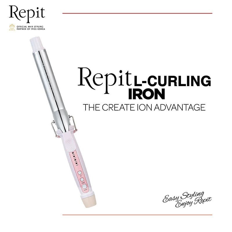 REPIT L Curling Iron AG-P 28mm/32mm Pengeriting rambut - Rose Pink