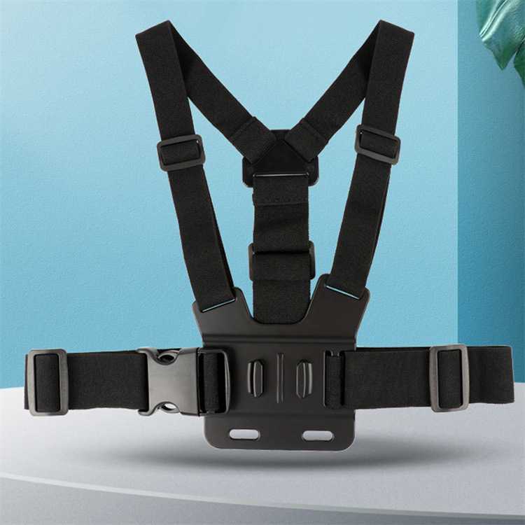 Moto Vloger Penyangga HP Chest Harness Belt Strap with Head Belt for GoPro Xiaomi GP59