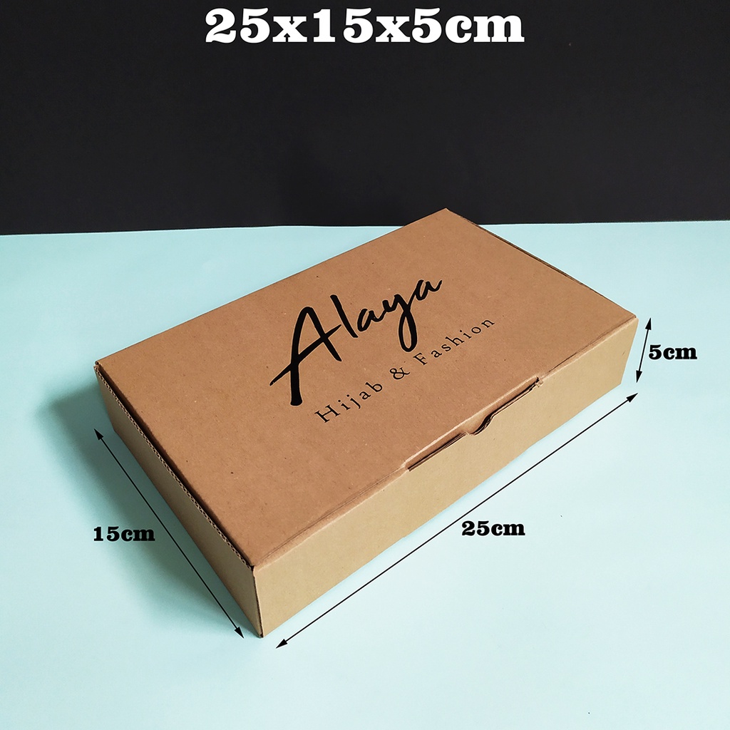 

CUSTOM SABLON LUSINAN BOX KARDUS 25X15X5 CM (BOX + SABLON)