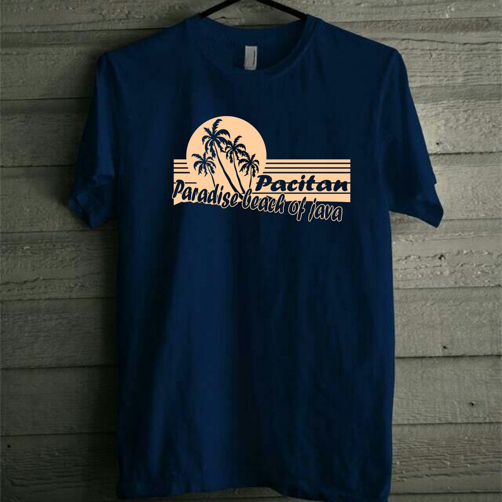 Kaos pantai wisata pacitan