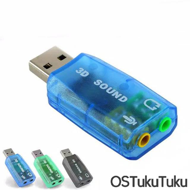 USB Sound 5.1 3D Sound (Plug and play)