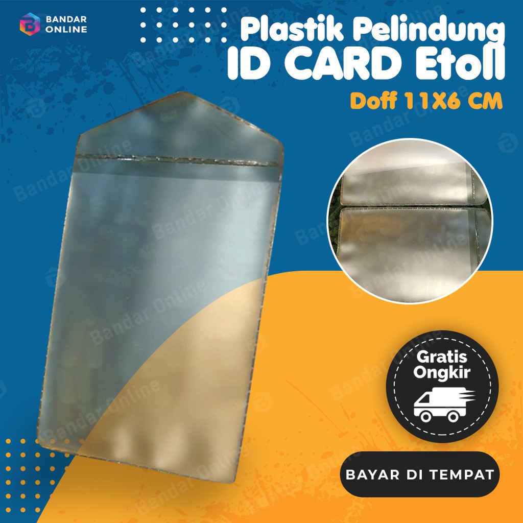 

Plastik Cover Pelindung ID Card Model Amplop 11X6 CM