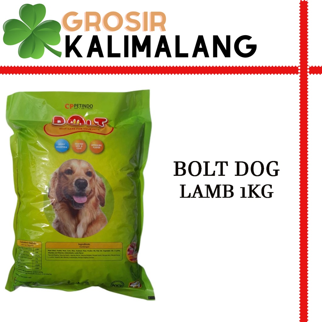 Bolt Dog Lamb 1kg