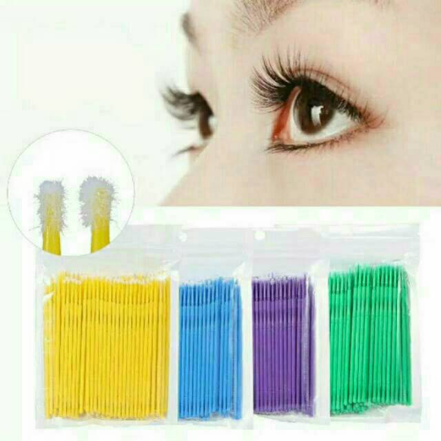 MICROBRUSH BULU MATA / MICROBRUSH FOR EYELASH (ISI 50 PCS)