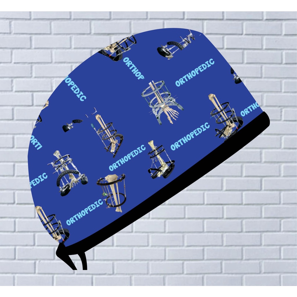 Topi Scrub / Surgical Cap /Headcap / Head Cap Medis Dokter Orthopedic