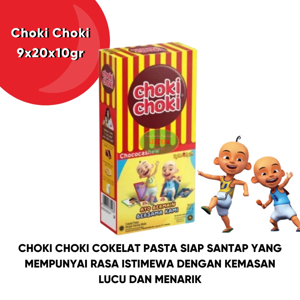 

Choki Choki Choco Cashew [1box isi 20pcs] pasta cokelat coklat pasta