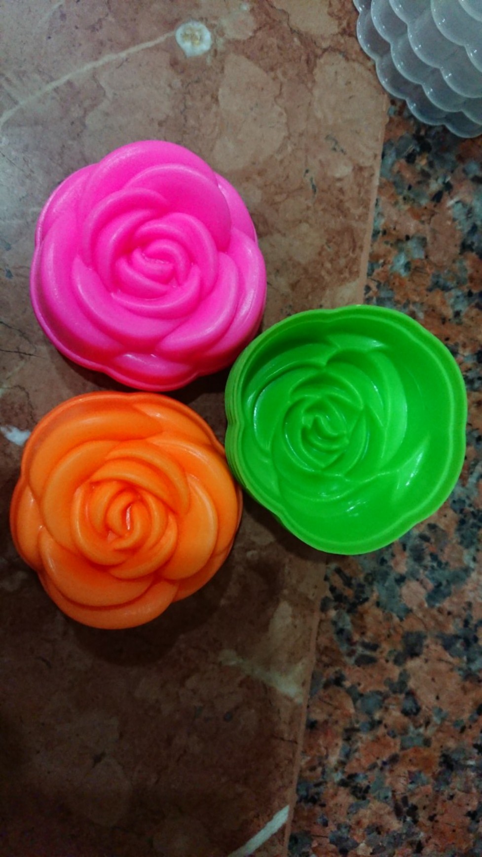 Cetakan Plastik Lusinan Bentuk Mawar Besar