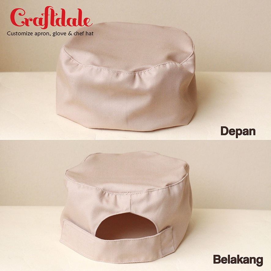 Topi Peci - Coklat Muda