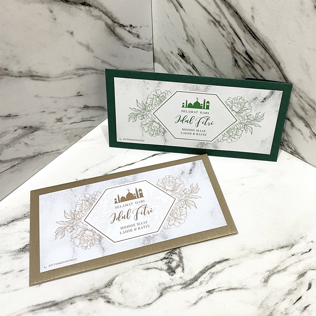 

Amplop Angpao Idul Fitri Lebaran - Money Envelope Eid Al-Fitr Mubarak Ramadhan Marble Series