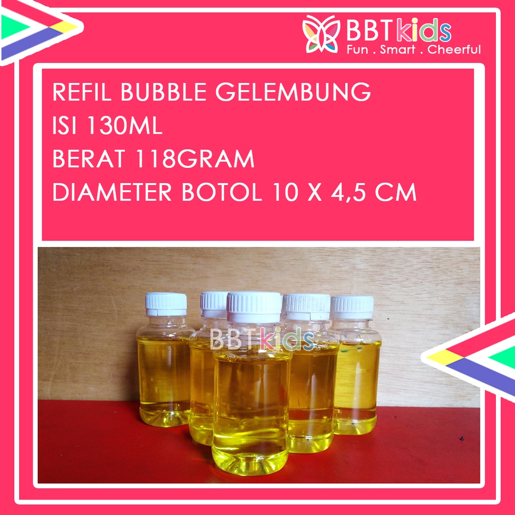 Isi Ulang Gelembung Balon Sabun Bubble 130 ML