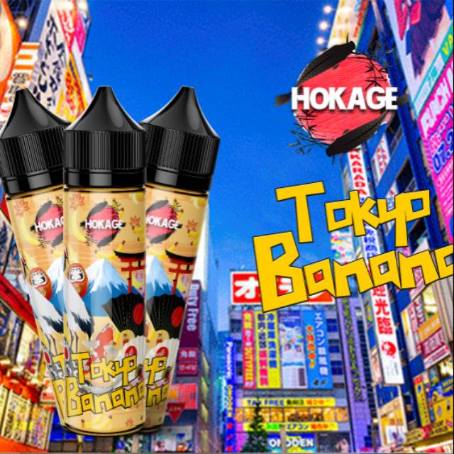 TOKYO BANANA LIQUID FREEBASE NIC 3 CUKAI