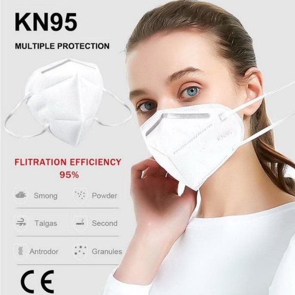 Masker Medis Kesehatan KN95 Warna Putih