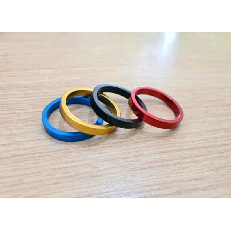 Ring Spacer 0,5 cm atau 5 mm alloy 5mm spicer ganjal pengganjal stem headset sepeda