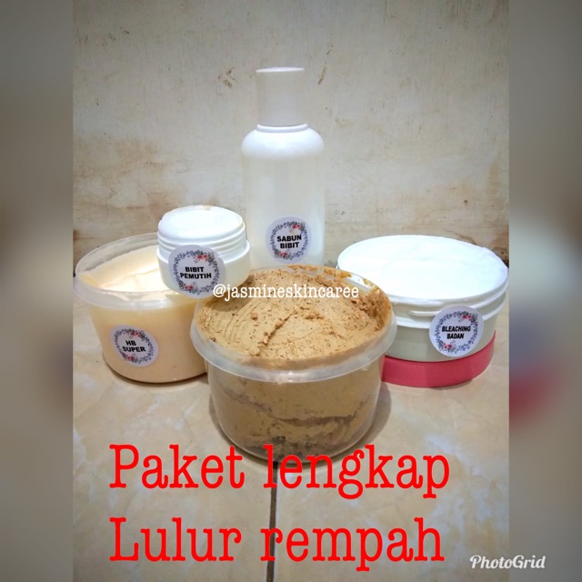 Paket lengkap Dosis tinggi lulur rempah