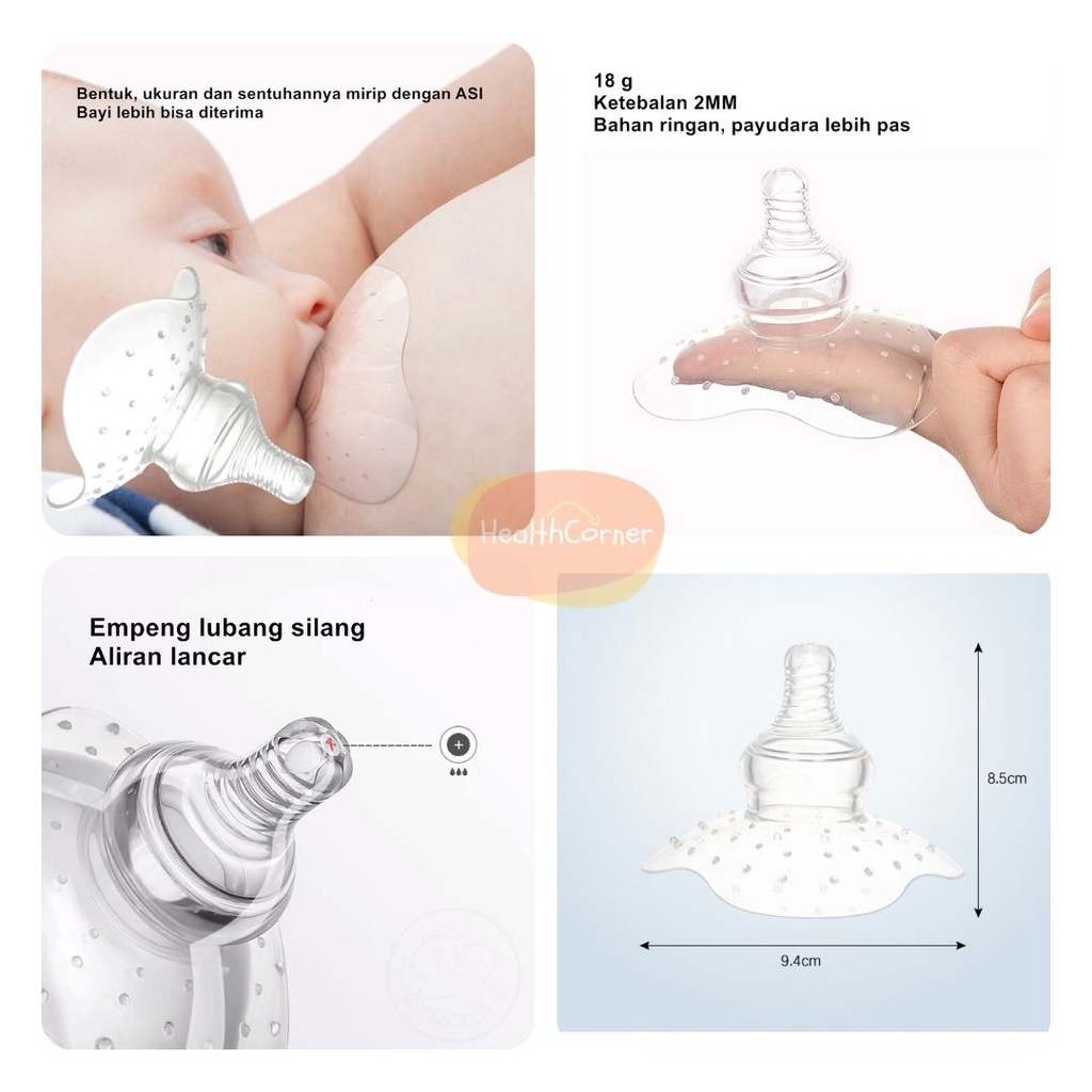 Pelindung Puting Saat Menyusui/Breast Shield Nipple Cover 1pcs