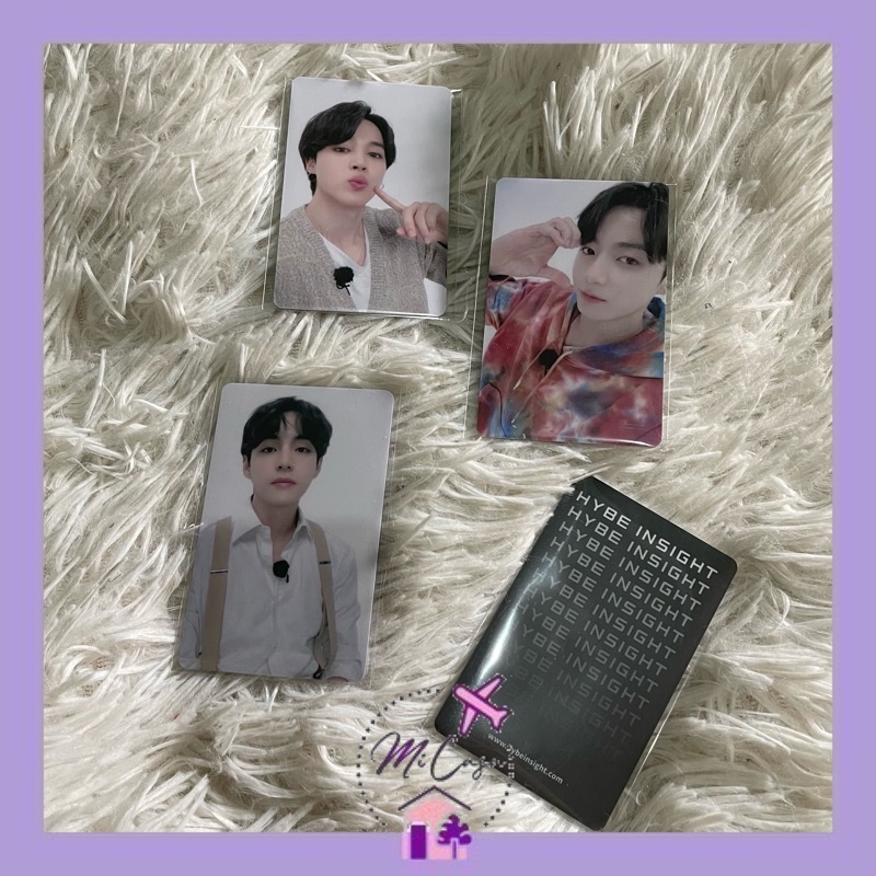 [READY] PHOTOCARD HYBE INSIGHT BUTTER LUCKY DRAW JIMIN V JUNGKOOK