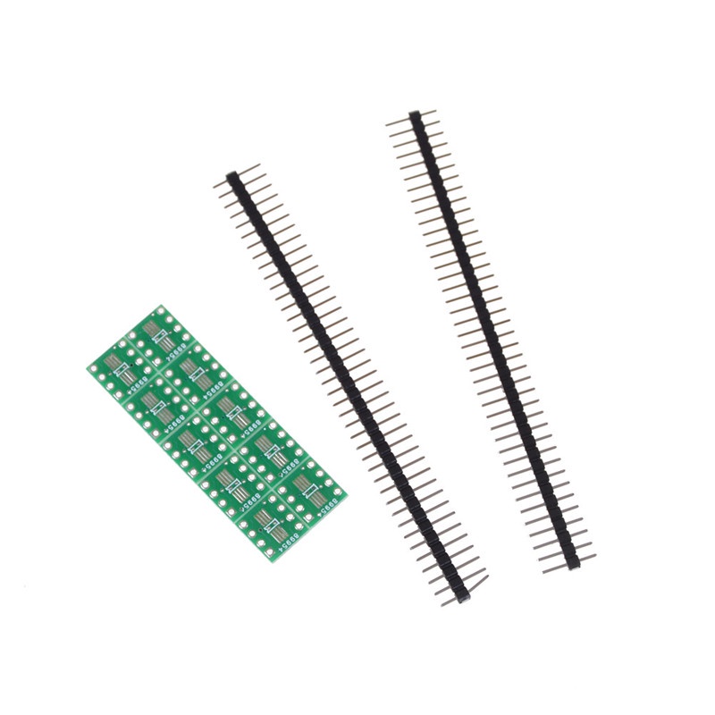 {LUCKID}New 10pcs SOP8 SO8 SOIC8 TSSOP8 TO DIP8 adapter to DIP + Pin Header