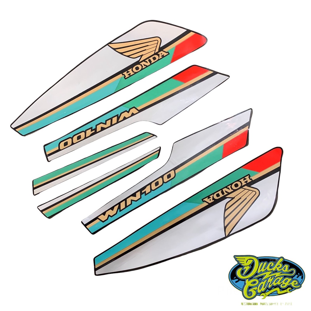 striping sticker stiker list body honda win 100