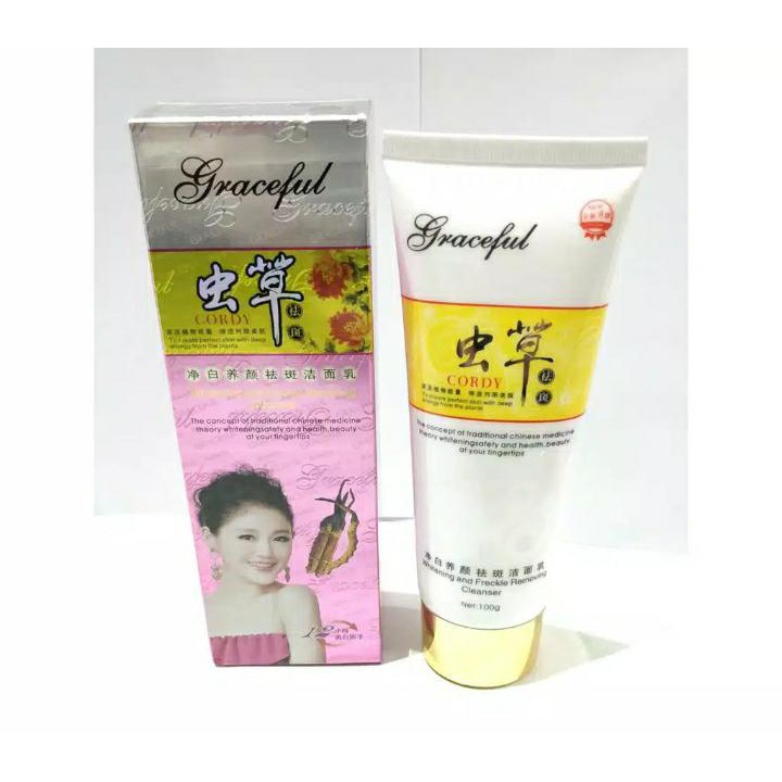 SABUN CORDYCEPS  YU CHUN MEI / GRACEFUL ORIGINAL / CLEANSER CORDYSEP / SABUN WAJAH CORDY