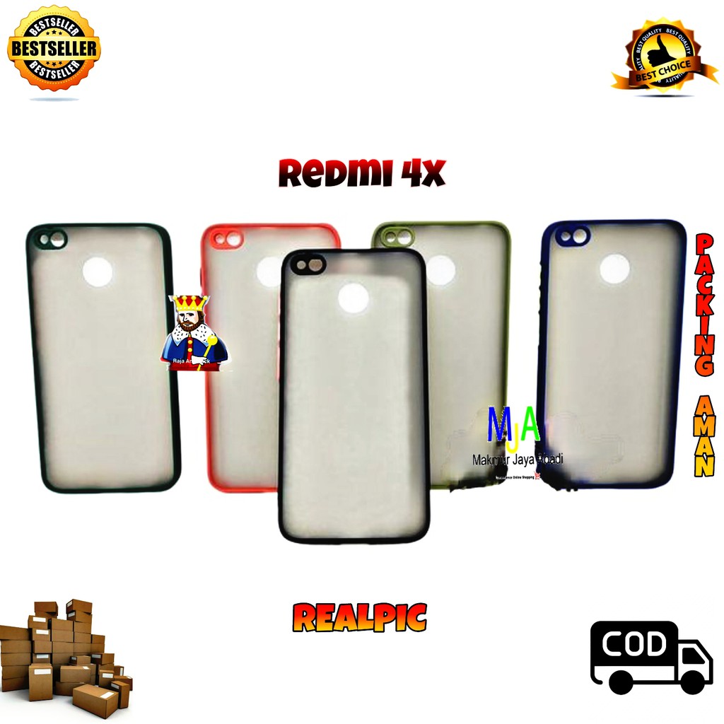 SOFTCASE XIAOMI REDMI 4X - CASE MATTE FULL COLOUR MY CHOICE BUMPER CASE PELINDUNG KAMERA