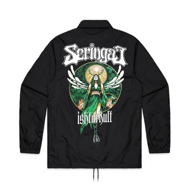 JAKET COACH BAND SERINGAI X DANILLA - ISHTARKULT | WINDBREAKER COACH JAKET BAND SERINGAI X DANILLA P