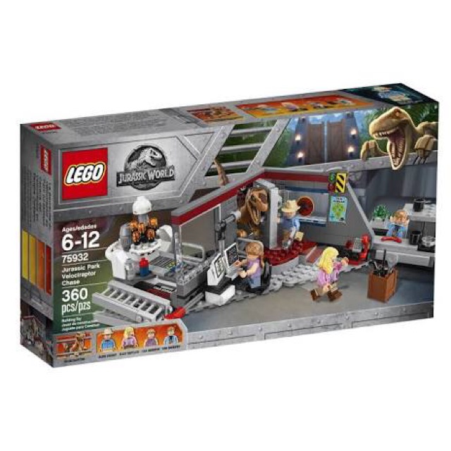 LEGO 75932 JURASSIC WORLD Jurassic Park Velociraptor Chase