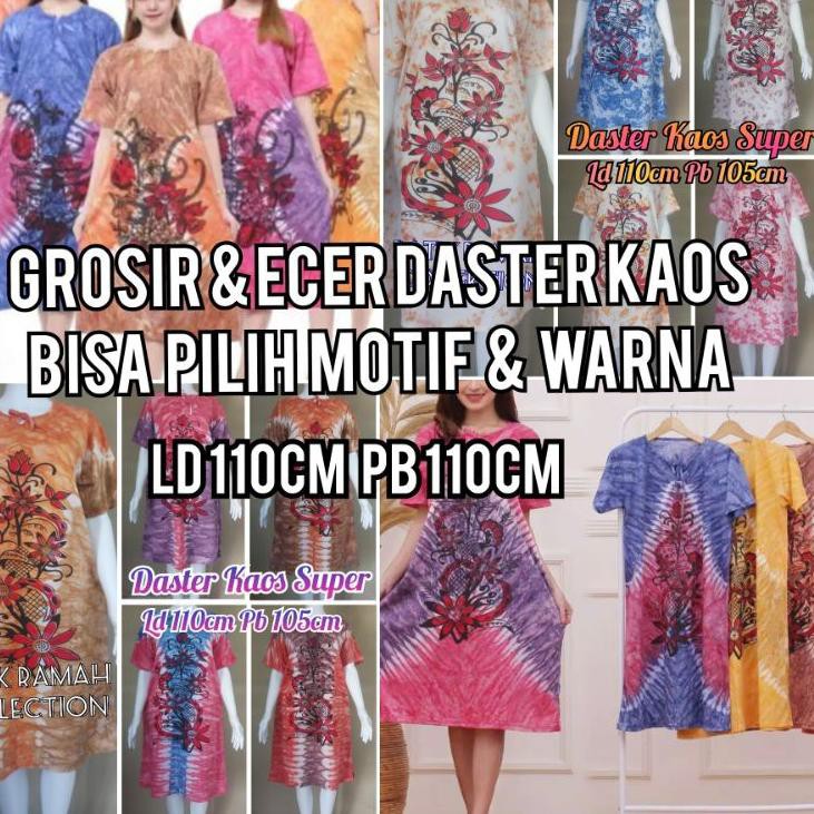 (Terkini) £ DASTER KAOS ABSTRAK GROSIR DASTER MURAH BAGUS DASTER BUMIL Sale**