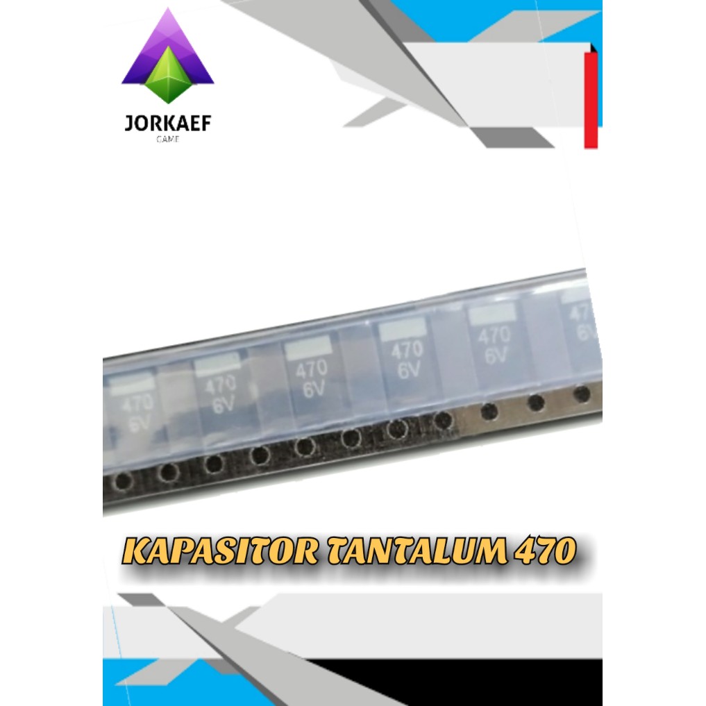 Kapasitor Tantalum 470 6V terbaik