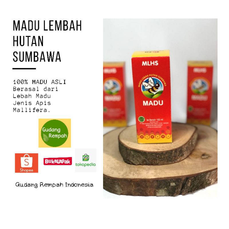 MADU LEBAH HUTAN SUMBAWA  500ML 100% ORI
