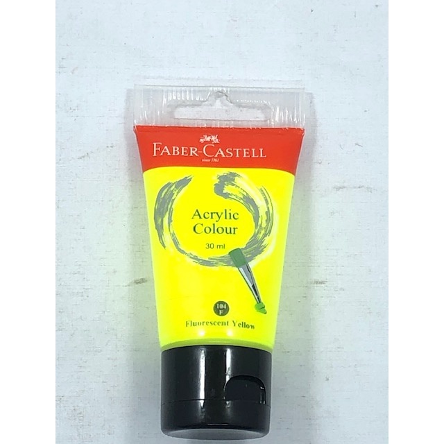 

FABER ACRYLIC 30 ML FLUO YELLOW 104